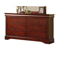 Commode Louis Philippe III en merisier à 6 tiroirs
