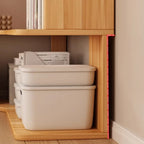 Étagère d'angle en bois manufacturé avec 6 tablettes