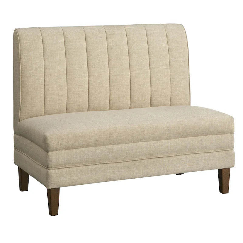 Ensemble banquette rembourrée à dossier cannelé 3 pièces Kerrington de Lifestorey