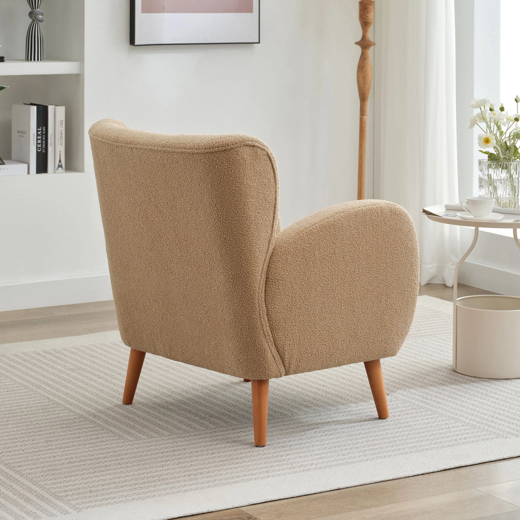 Fauteuil d'appoint moderne de luxe à dossier haut, fauteuil club, canapé individuel