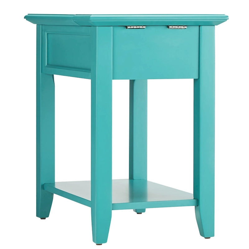 Table d'appoint à 1 tiroir Zayden avec station de charge par iNSPIRE Q Bold