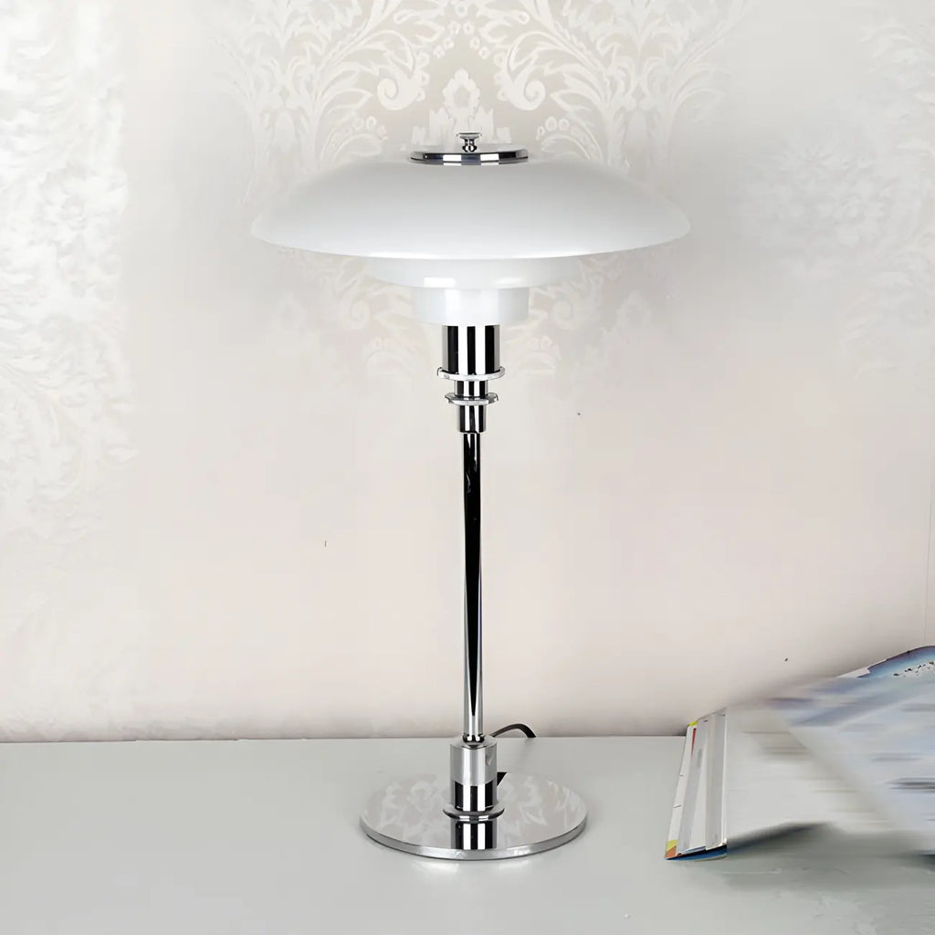 Lampe de table à LED à niveaux post-moderne HomeyFad avec alimentation intégrée