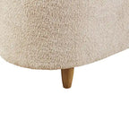 Banc de rangement rabattable en tissu bouclé taupe INK+IVY Bailey