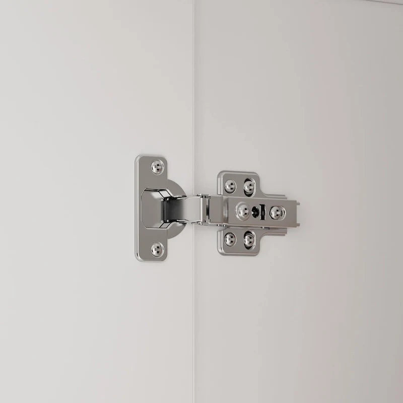 Armoire Penderie en Bois avec 6 Cubes de Rangement et Tringle Suspendue