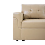 Canapé d'angle réversible convertible avec lit gigogne, méridienne avec rangement dissimulé et pieds durables