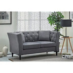 Causeuse en velours Gracewood Hollow Sukikim