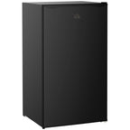 HOMCOM Mini-réfrigérateur avec congélateur 90 L, réfrigérateur compact à porte unique avec thermostat réglable pour chambre à coucher