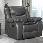 Fauteuil inclinable en cuir, large, durable, avec massage et chauffage