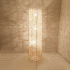 Lampadaire tressé LED à brancher pour salon