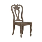Chaise de salle à manger Magnolia Manor à dossier ajouré (lot de 2)