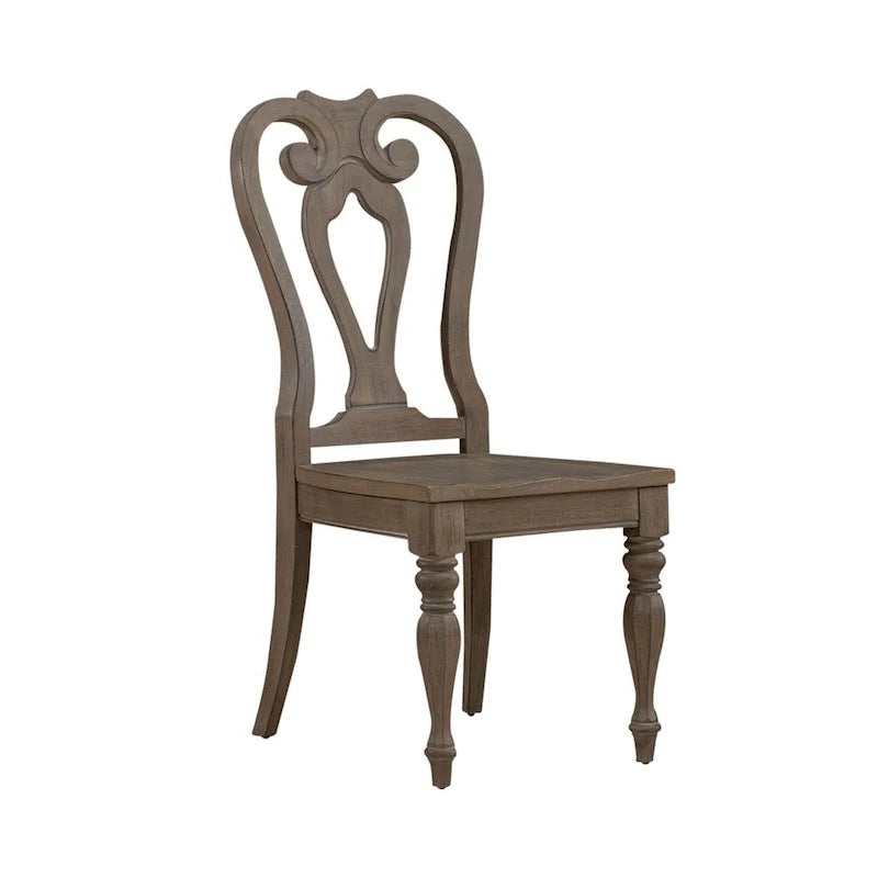 Chaise de salle à manger Magnolia Manor à dossier ajouré (lot de 2)