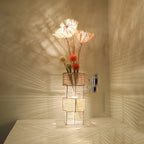 Lampadaire tressé LED à brancher pour salon