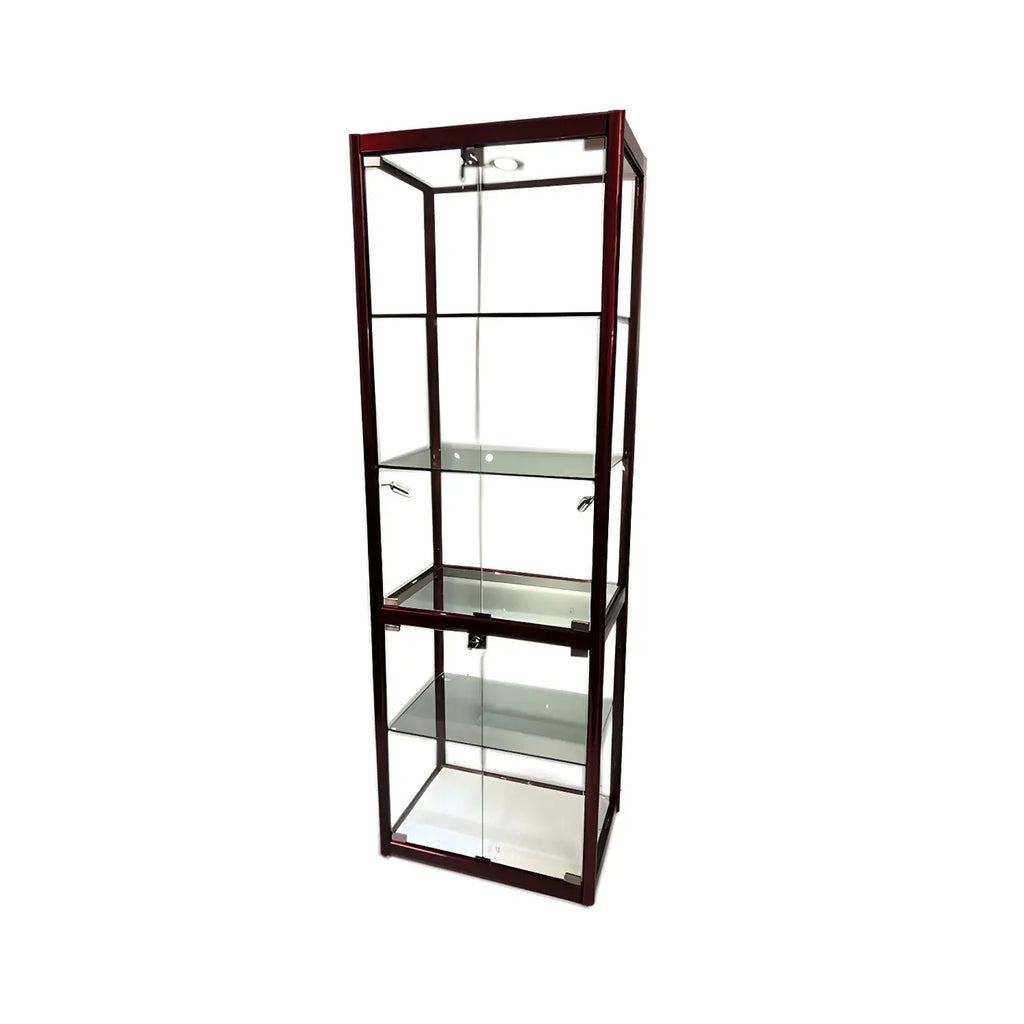 Vitrine contemporaine rectangulaire en verre noir