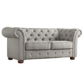 Causeuse capitonnée à accoudoirs arrondis Chesterfield Knightsbridge par iNSPIRE Q Artisan
