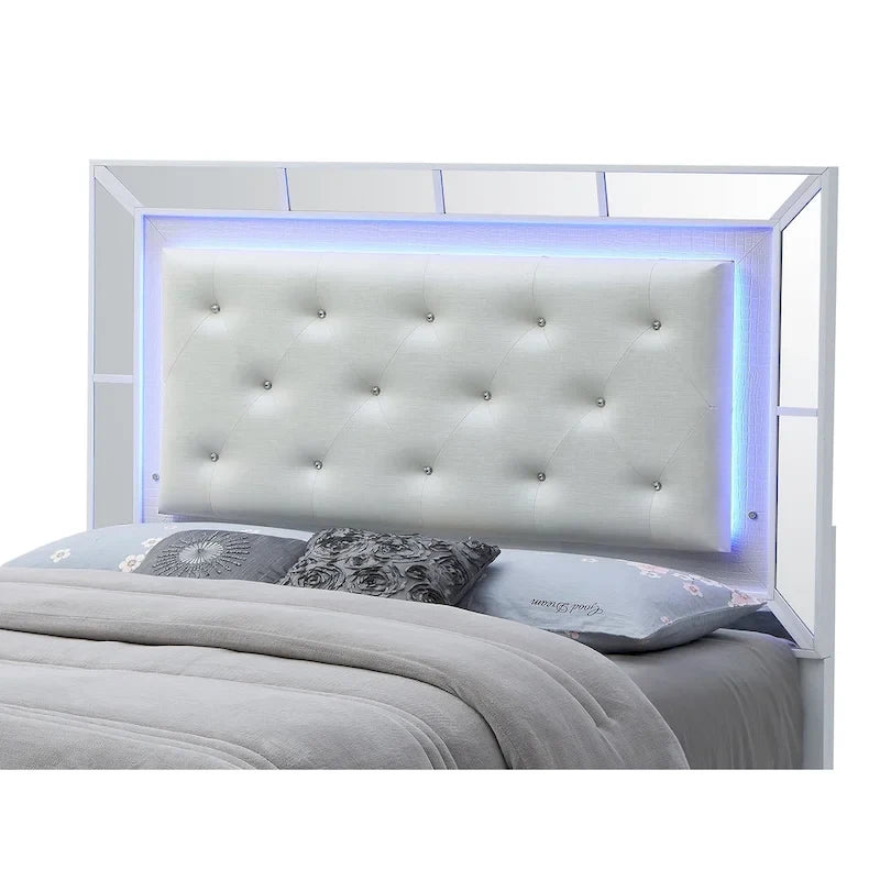 Lit panneau blanc Hollywood Hills