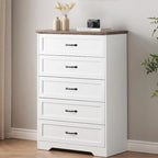 Commode de chambre moderne à 6 tiroirs, organisateur de rangement tour de placard