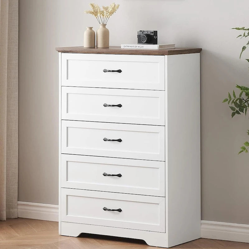Commode de chambre moderne à 6 tiroirs, organisateur de rangement tour de placard