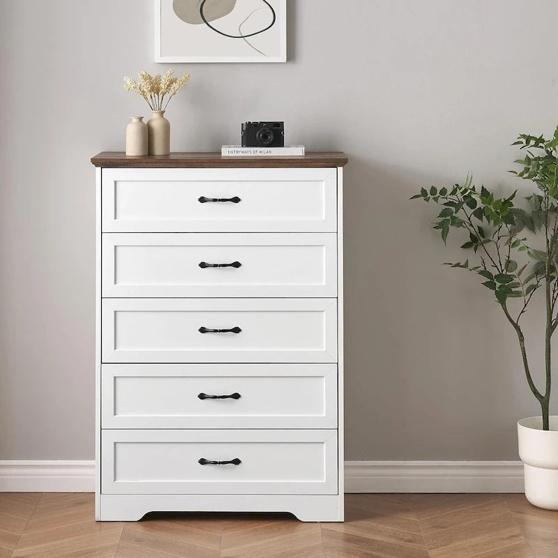 Commode de chambre moderne à 6 tiroirs, organisateur de rangement tour de placard