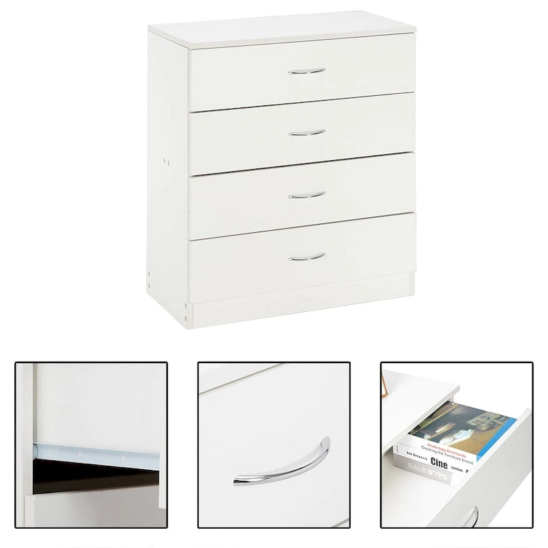 Commode en bois à 4 tiroirs
