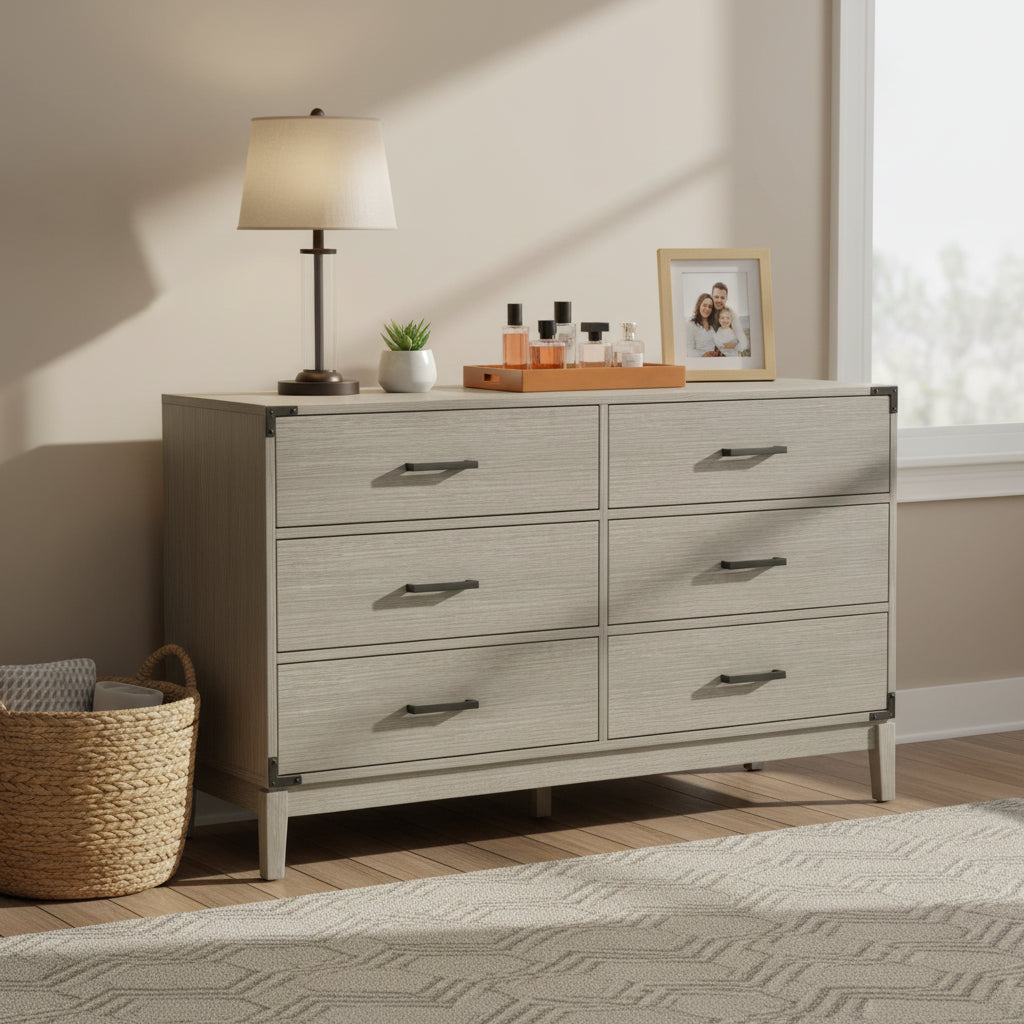 Plank and Beam Contempo 6-Drawer Dresser