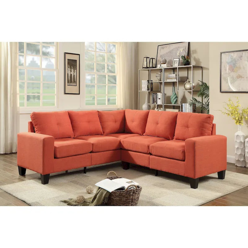 Canapé d'angle en tissu Newbury Twill