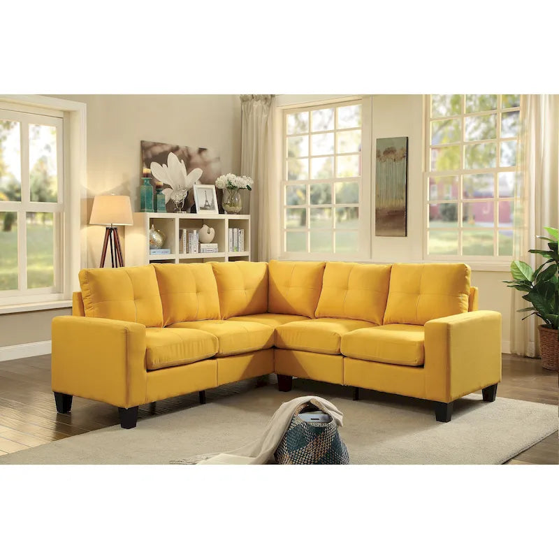 Canapé d'angle en tissu Newbury Twill