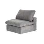 Canapé d'angle 3 places contemporain de 305 cm avec coussins garnis de duvet souple