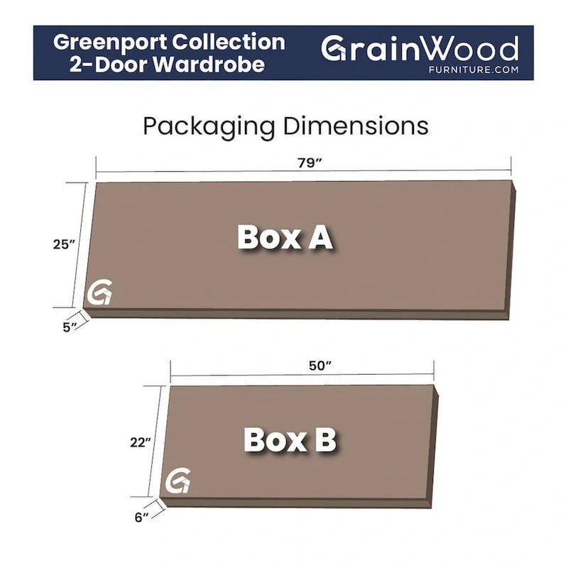 Armoire 2 portes Grain Wood Furniture
