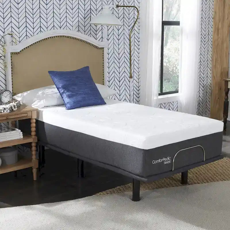 de l'ensemble matelas et sommier réglable de 30 cm