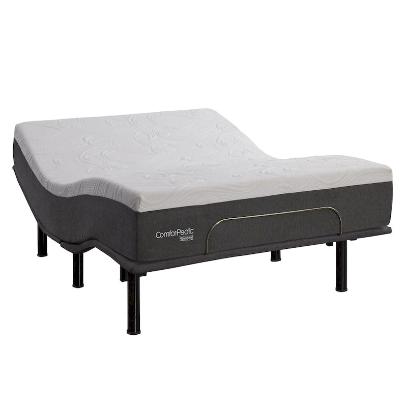 de l'ensemble matelas et sommier réglable de 30 cm