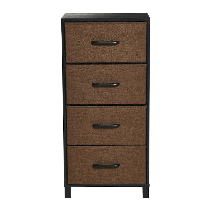 Commode de rangement Household Essentials à 4 tiroirs