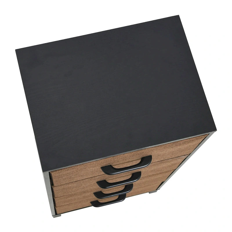 Commode de rangement Household Essentials à 4 tiroirs