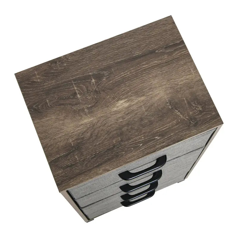 Commode de rangement Household Essentials à 4 tiroirs