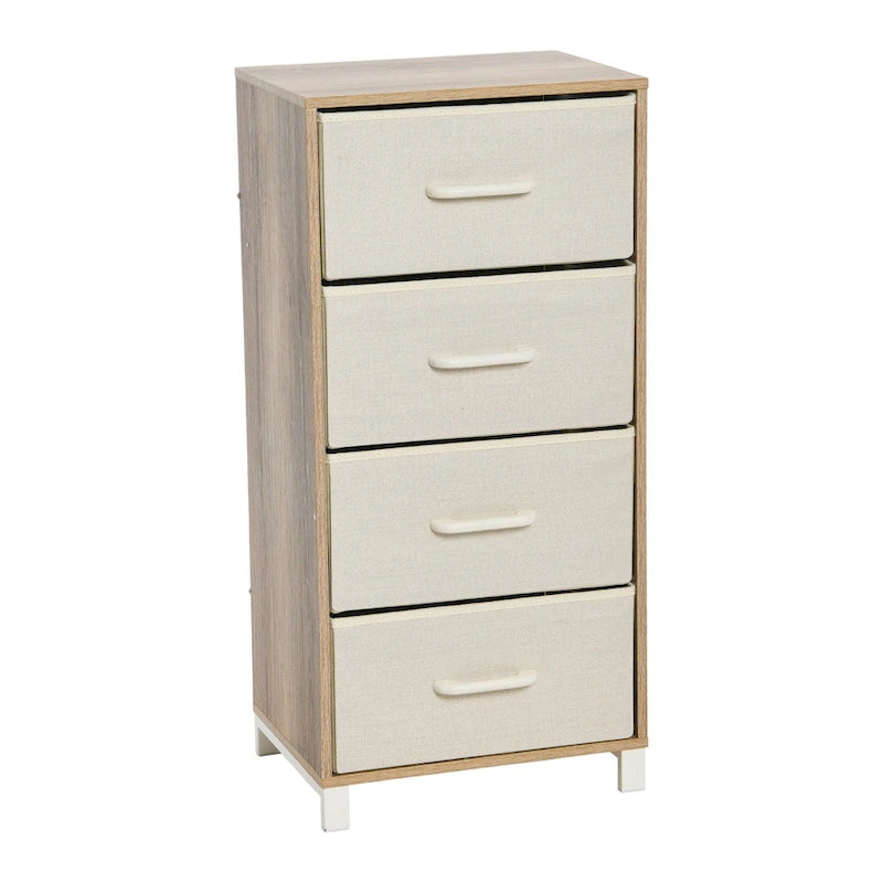 Commode de rangement Household Essentials à 4 tiroirs