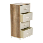 Commode de rangement Household Essentials à 4 tiroirs