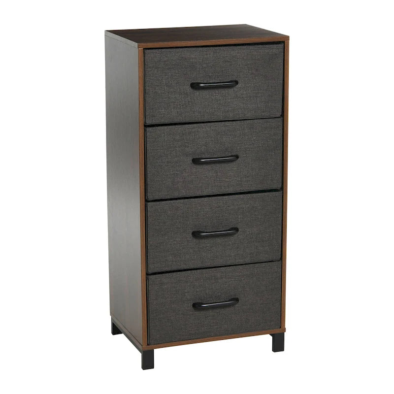 Commode de rangement Household Essentials à 4 tiroirs
