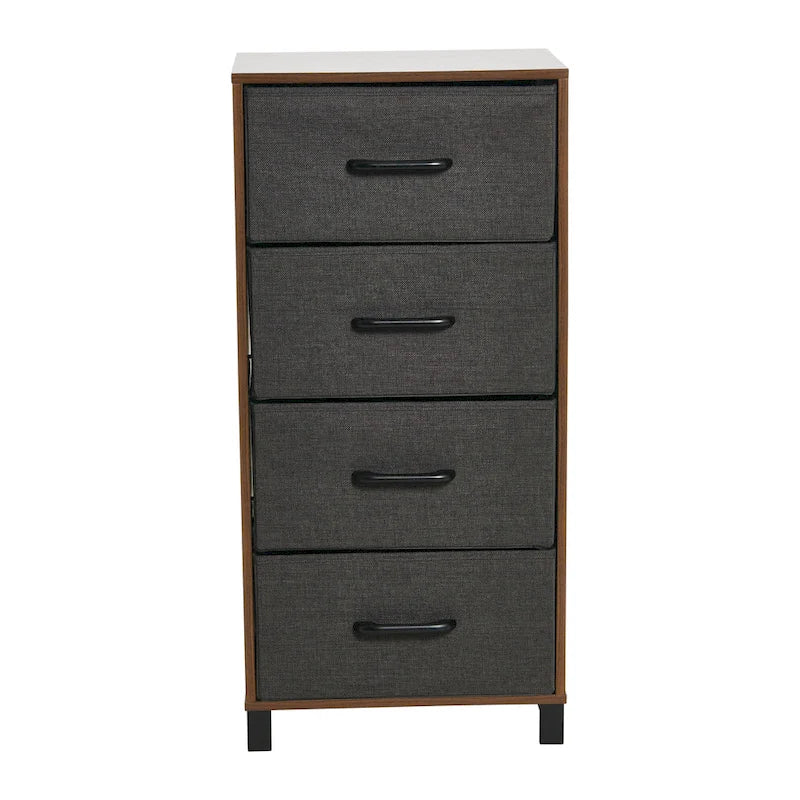 Commode de rangement Household Essentials à 4 tiroirs