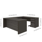 Kit de bureau en U