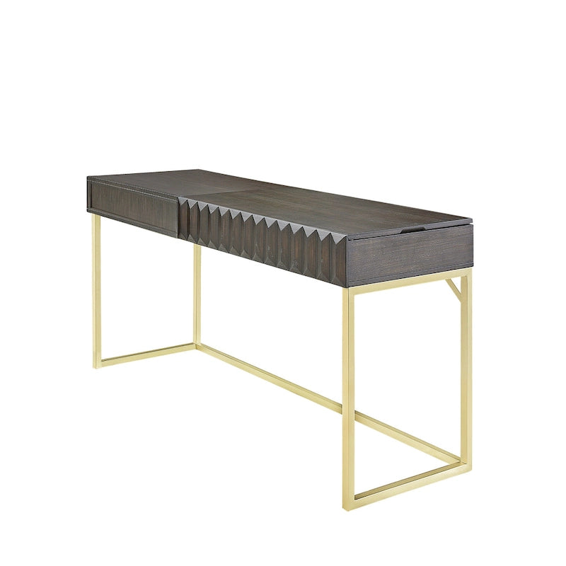 Bureau assis-debout relevable en métal de 57 pouces par Furniture