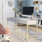 Bureau assis-debout relevable en métal de 57 pouces par Furniture