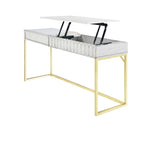 Bureau assis-debout relevable en métal de 57 pouces par Furniture