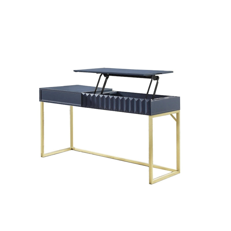 Bureau assis-debout relevable en métal de 57 pouces par Furniture