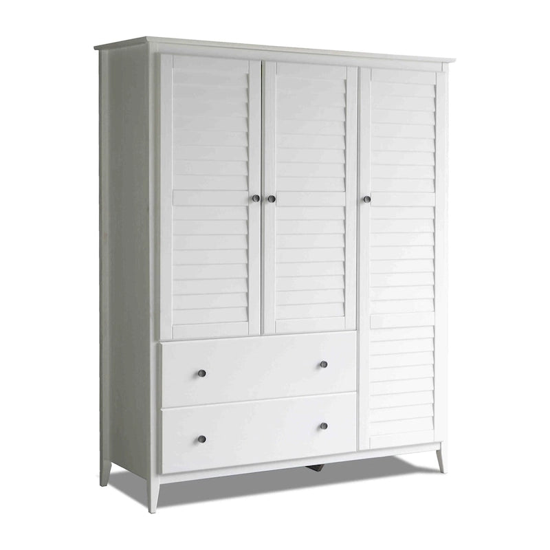 Armoire 3 portes en bois massif Greenport de Grain Wood Furniture