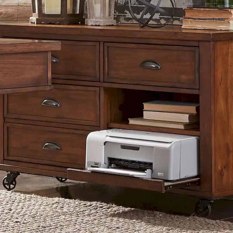 Arlington House Credenza en pavés bruns