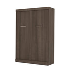 Lit escamotable Bestar Nebula Full avec rangement, lit mural pour chambre d'amis