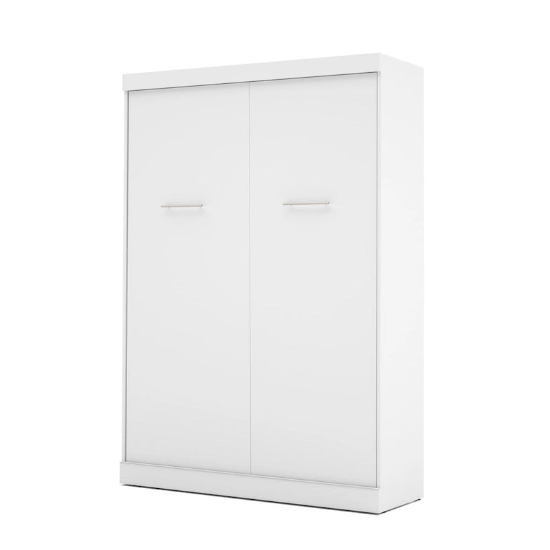 Lit escamotable Bestar Nebula Full avec rangement, lit mural pour chambre d'amis