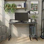Bureau informatique industriel en acier de 49 pouces avec ports USB