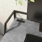 Bureau informatique industriel en acier de 49 pouces avec ports USB