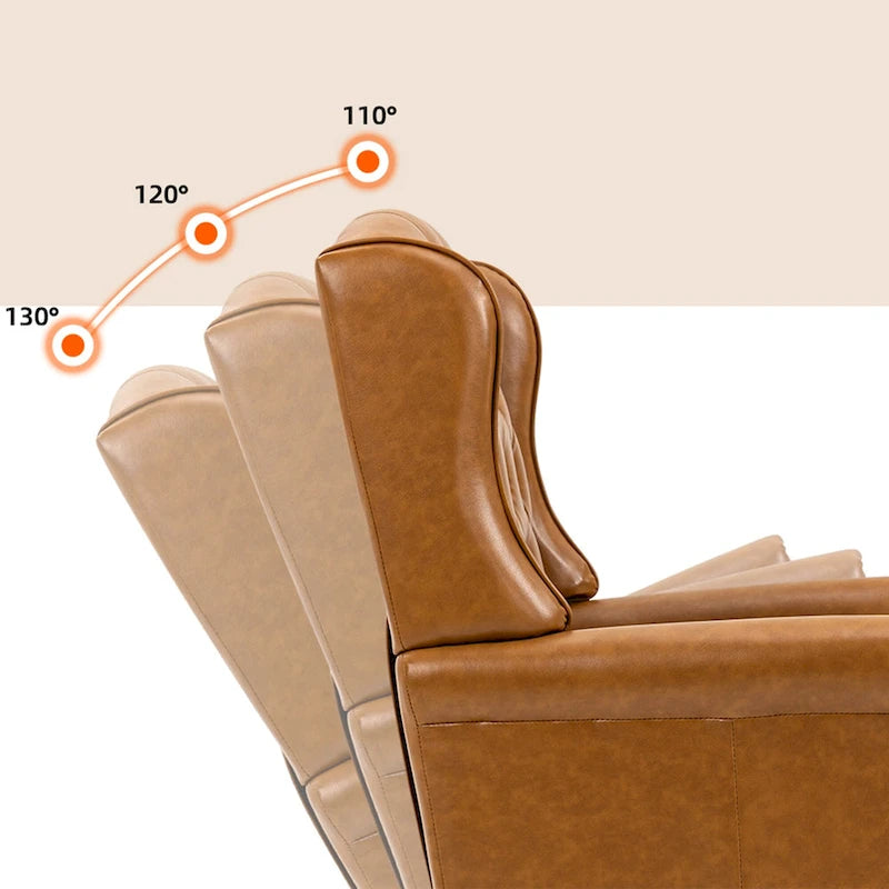 Fauteuil de bureau classique de direction à dossier haut avec oreilles