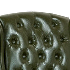 Fauteuil de bureau classique de direction à dossier haut avec oreilles